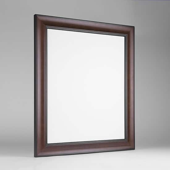 Large contemporary walnut brown picture frame