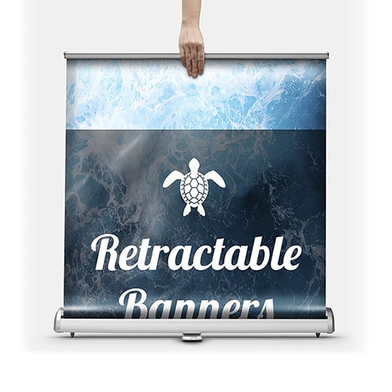Portable, lightweight, pop-up banner